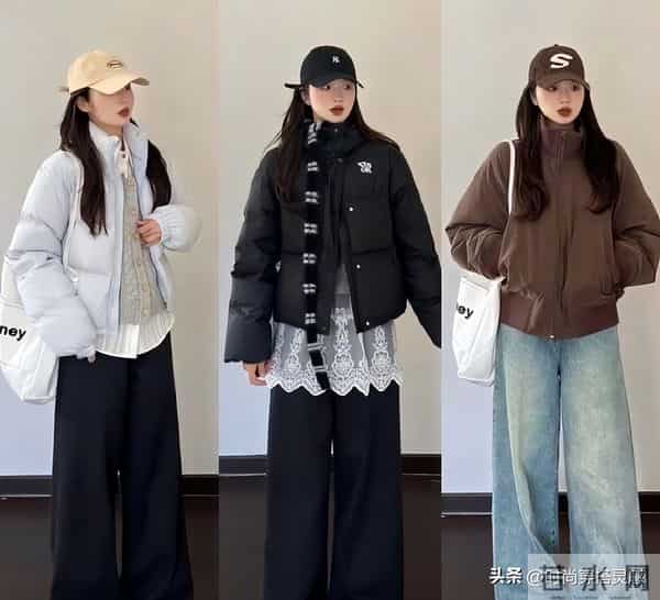 36套入冬穿搭示范：“羽绒服+牛仔裤”，冬天不露腿，保暖又舒适