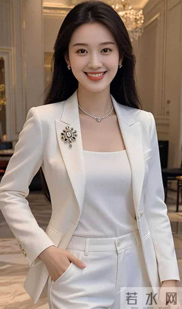 白西装的松弛感