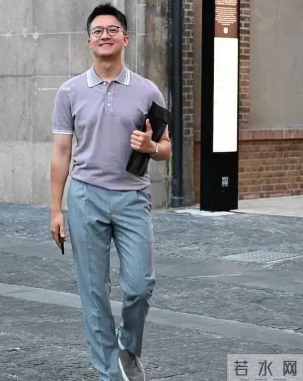 为什么劝4、50岁男人少穿“阔腿裤”?看完3组素人街拍,你就懂了