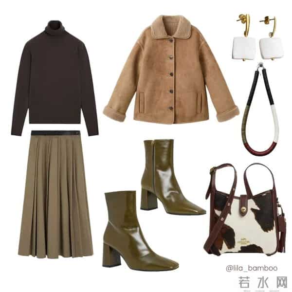 冬天这么穿,朋友圈问爆链接的模板级搭配