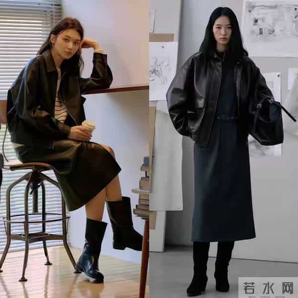 外套+长裙”！你别小看这组合，它简直就是“矛盾美学”的巅峰
