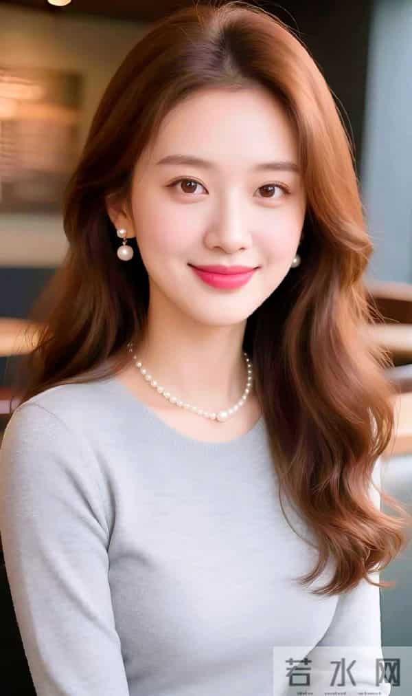 简约的灰色针织衫