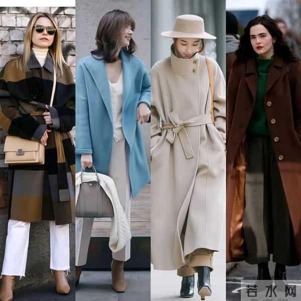 长大衣+短靴，又美又飒又洋气！
