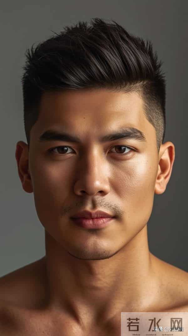 2025男士发型顶流：渐变层次短发，解锁多元风格的利落美学