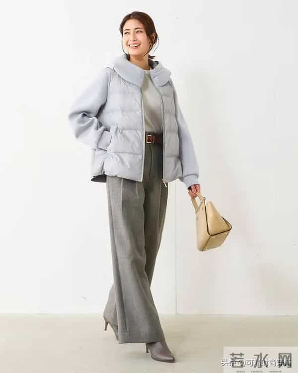 小个子中年妈妈有福了！今冬“短羽绒+阔腿裤”显高显瘦太洋气！