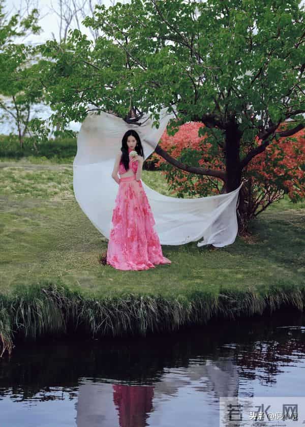 张艺凡~粉色镂空礼服,亮相第二十届华表奖