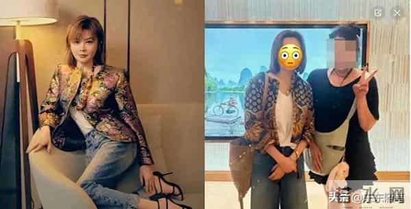 63岁关之琳街头被偶遇！170身高碾压全场，脱口罩贴脸合影太宠粉