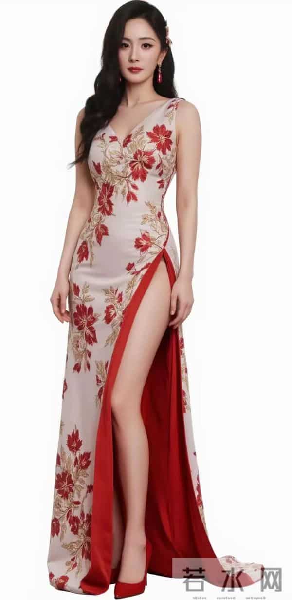 杨幂旗袍秀,体现东方的独特优雅