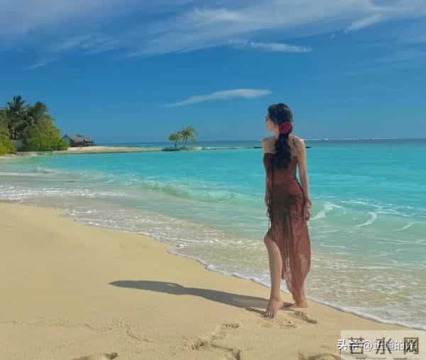 夏露晒泳装照 秀美背大长腿 疑马龙为妻拍照 陪两个儿子马尔代夫度假