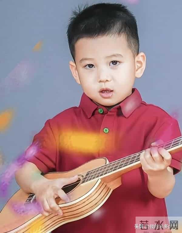 王雷小儿子4岁生日，李小萌露肩装女人味十足，弟弟比哥哥颜值高