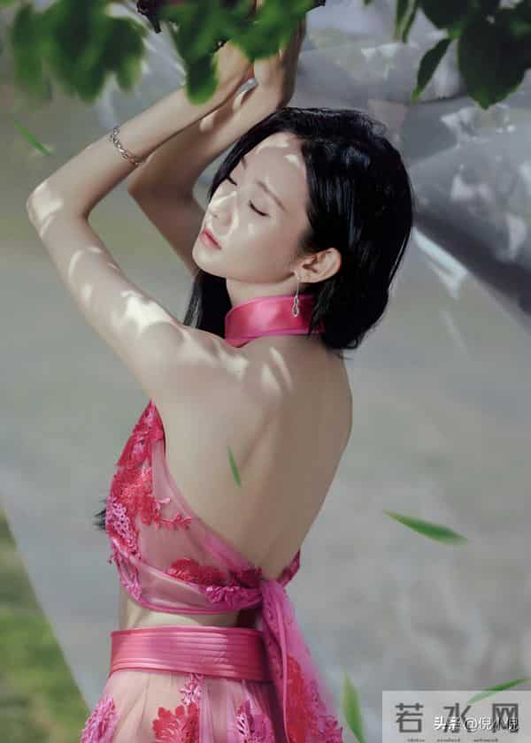 张艺凡~粉色镂空礼服,亮相第二十届华表奖