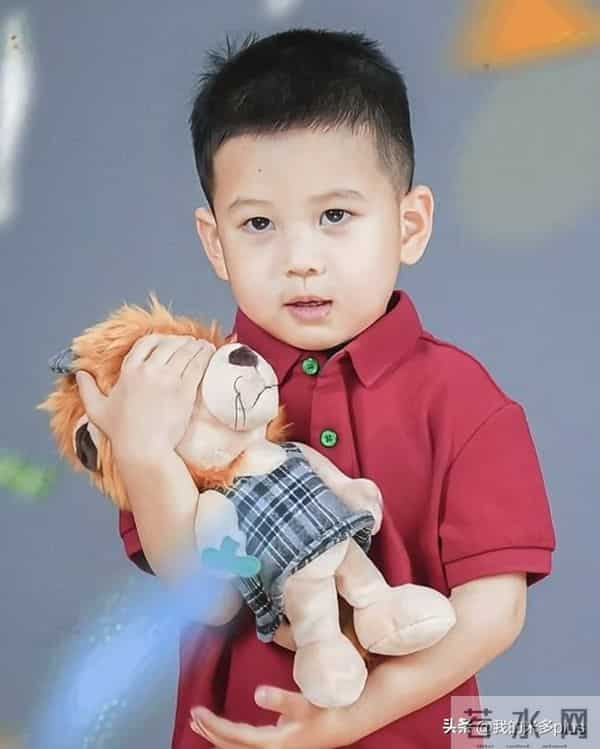 王雷小儿子4岁生日，李小萌露肩装女人味十足，弟弟比哥哥颜值高