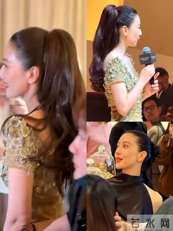 同样气质女神，这一夜46岁高圆圆穿深v戴假发输给了49岁的曾黎！