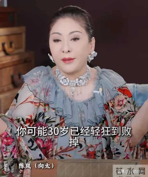 向太:男人30岁基本没出息 40而立才正确 称男人晚熟是永远教不会的