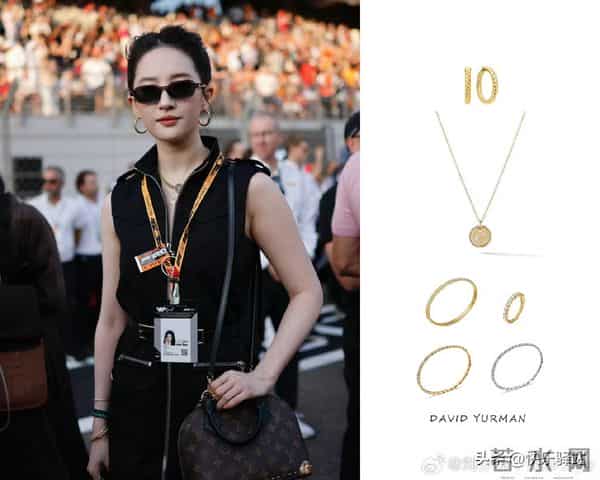 刘亦菲现身阿布扎比观看F1 高马尾短裙造型又美又飒 这状态无敌了