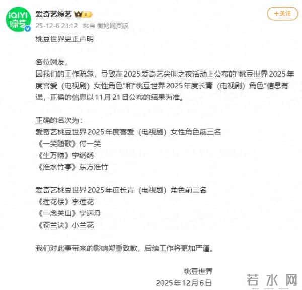 刘诗诗被白鹿替换？爱奇艺深夜道歉