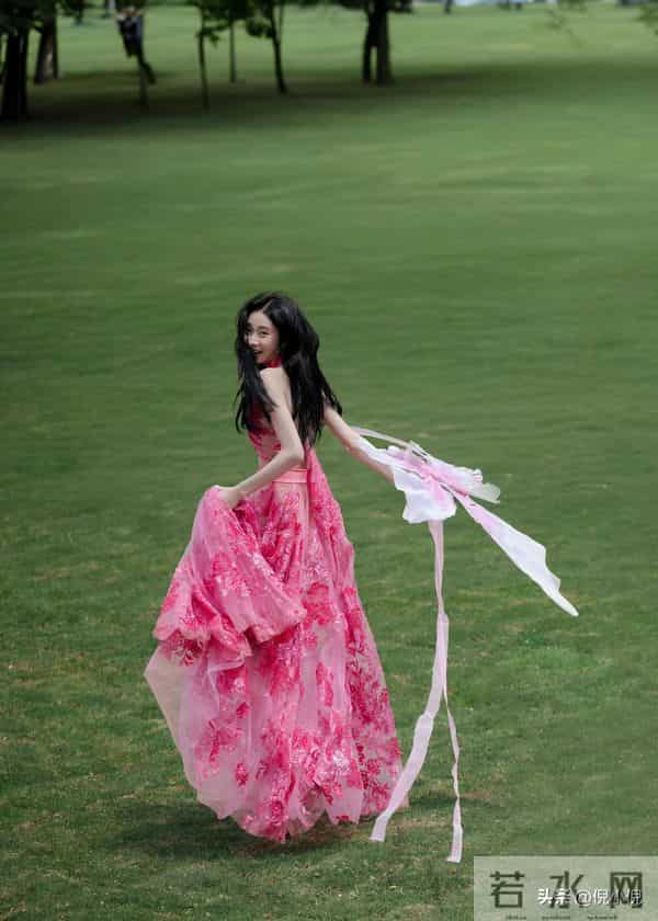 张艺凡~粉色镂空礼服,亮相第二十届华表奖