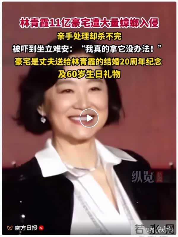 林青霞自曝豪宅遭入侵:被吓到坐立难安!网友支招→