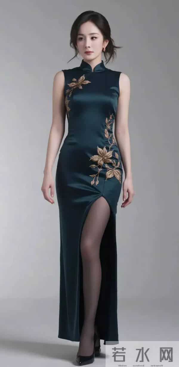 杨幂旗袍秀,体现东方的独特优雅