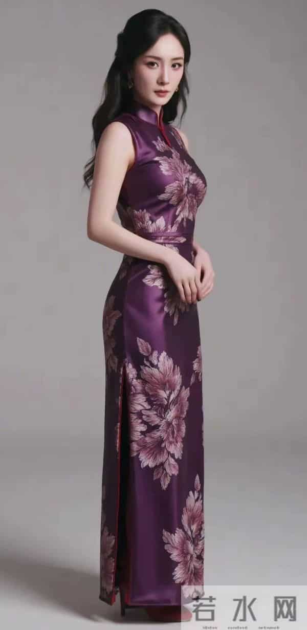 杨幂旗袍秀,体现东方的独特优雅