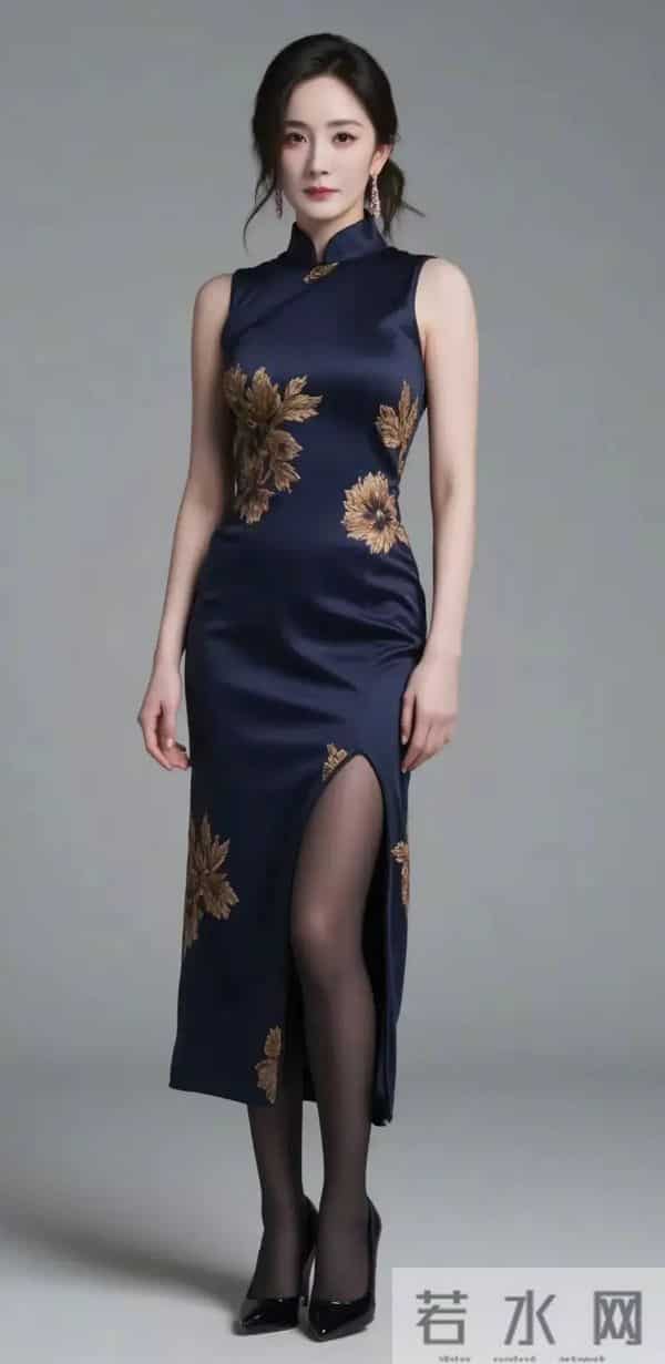 杨幂旗袍秀,体现东方的独特优雅