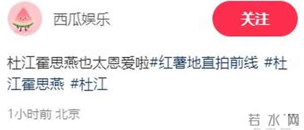 45岁霍思燕现身机场，貂皮配皮靴子老土显矮，杜江打扮的像个大爷