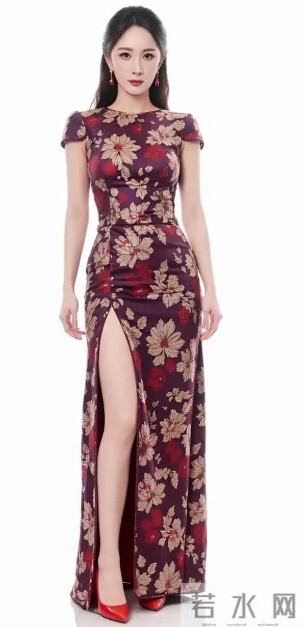 杨幂旗袍秀,体现东方的独特优雅