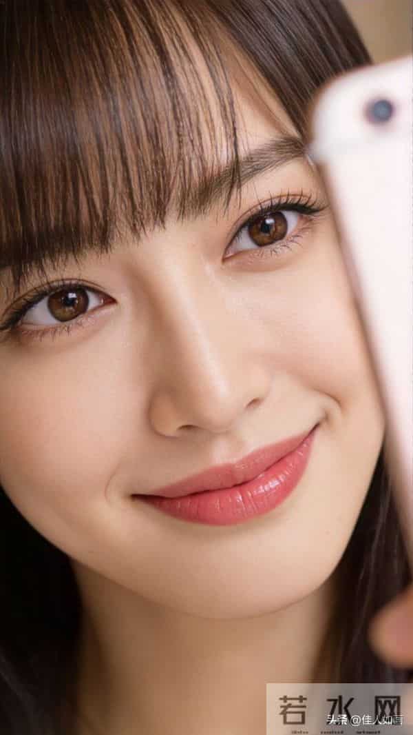 清灵眉眼+甜笑，初恋感直接拉满