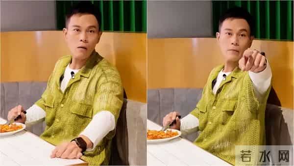 49岁前TVB男星疑不满被偷拍，用手指住拍摄者：我问你做什么呀