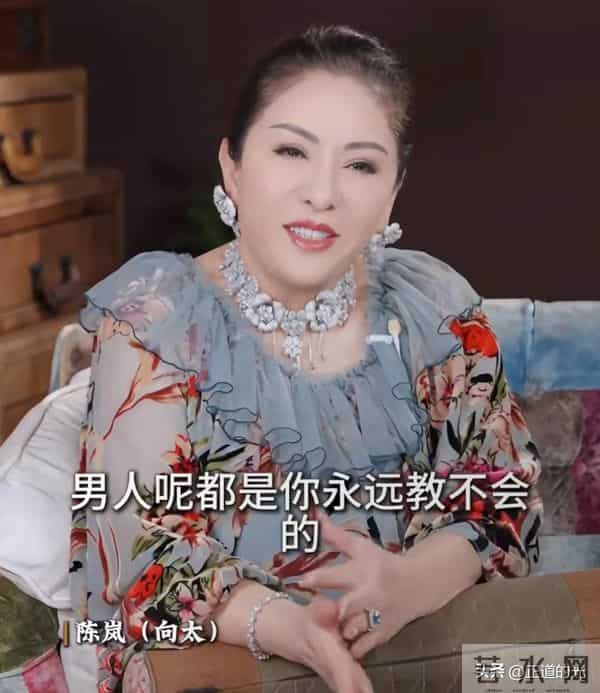 向太:男人30岁基本没出息 40而立才正确 称男人晚熟是永远教不会的