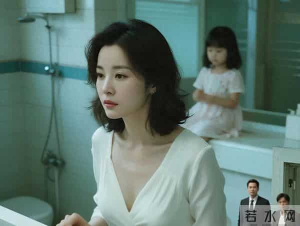 妻子出差刚回家就洗澡,闺女盯着浴室小声-爸爸,那个阿姨我不认识