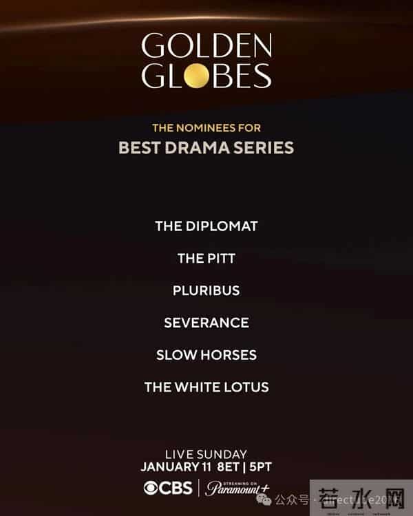 2026金球奖提名正式公布，《一战再战》《情感价值》领跑