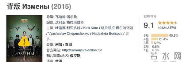 海报都要打码,俄式大尺度《背叛》,这9.1分俄剧把婚姻的遮羞布撕得粉碎