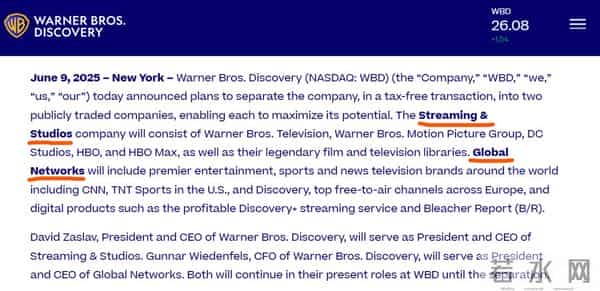 827亿美元天价联姻,Netflix收购华纳,是流媒体统治好莱坞的开始吗?