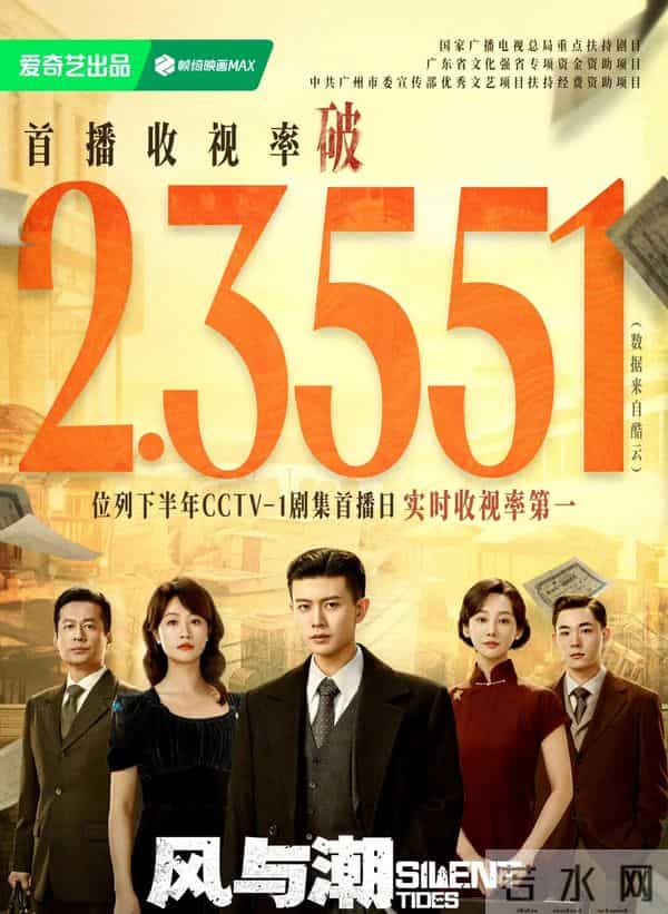 《风与潮》和《超感迷宫》各看4集,一部已弃剧,一部看上瘾