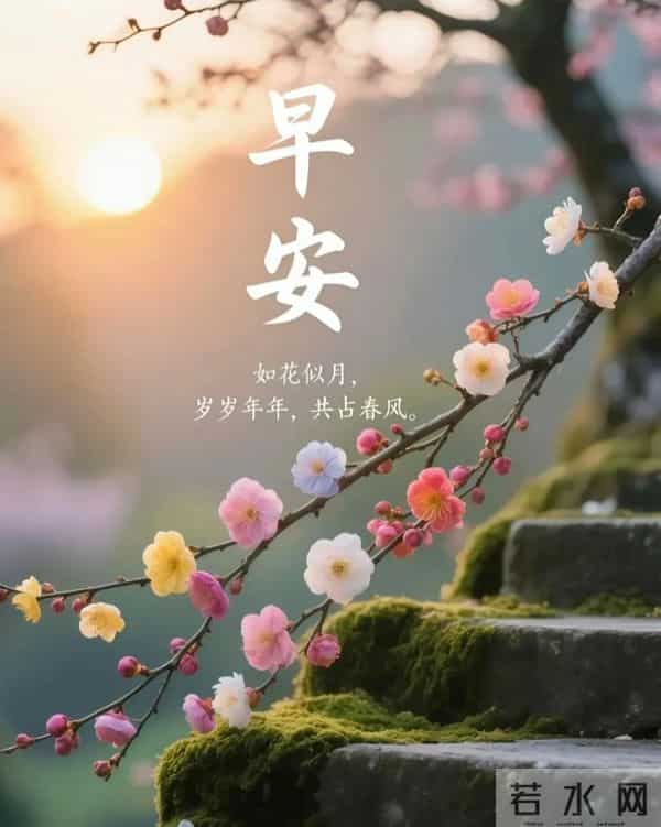 早上好温馨问候祝福语 最新早安精美图片 周二愉快的温馨图片 早上好