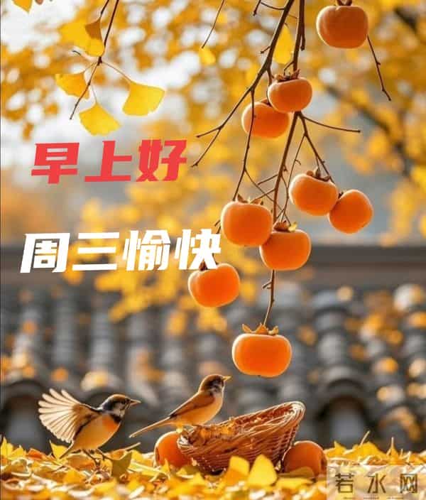 周三早安愉快 早上好温馨问候祝福语 最新早安精美图片 周三愉快