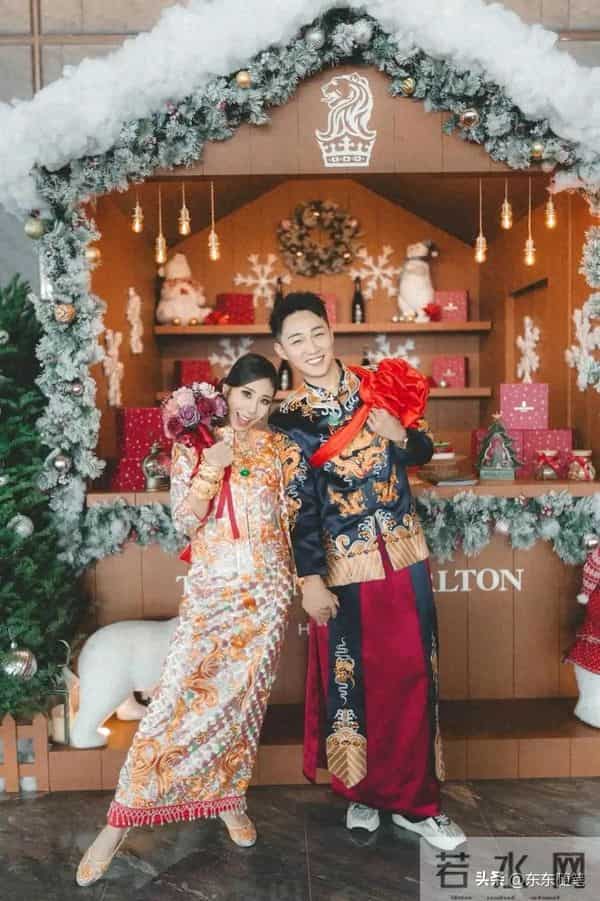 30岁TVB艺人娶富家女场面盛大，新娘满身金器，在豪华酒店摆23桌