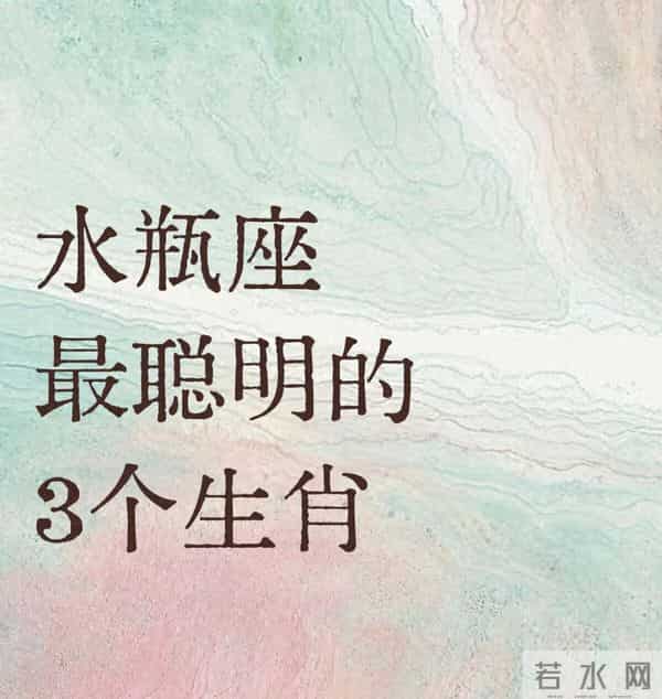 水瓶座最聪明的3个生肖:不是开挂,是把通透和变通揉进了骨子里