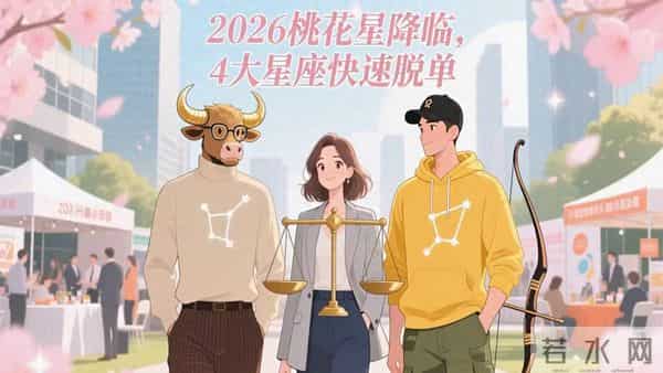 2026年单身星座脱单攻略4大星座!3个实操方法,真爱快速找上门