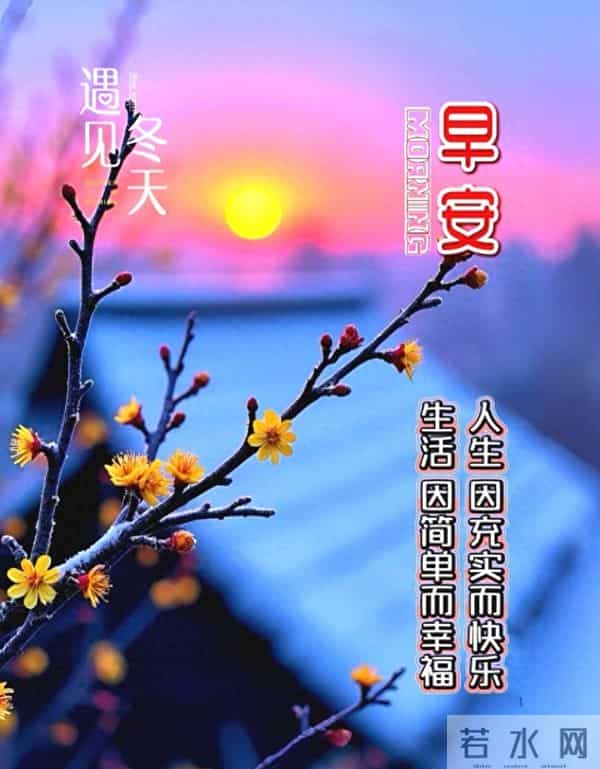 早安,不负冬日好时光