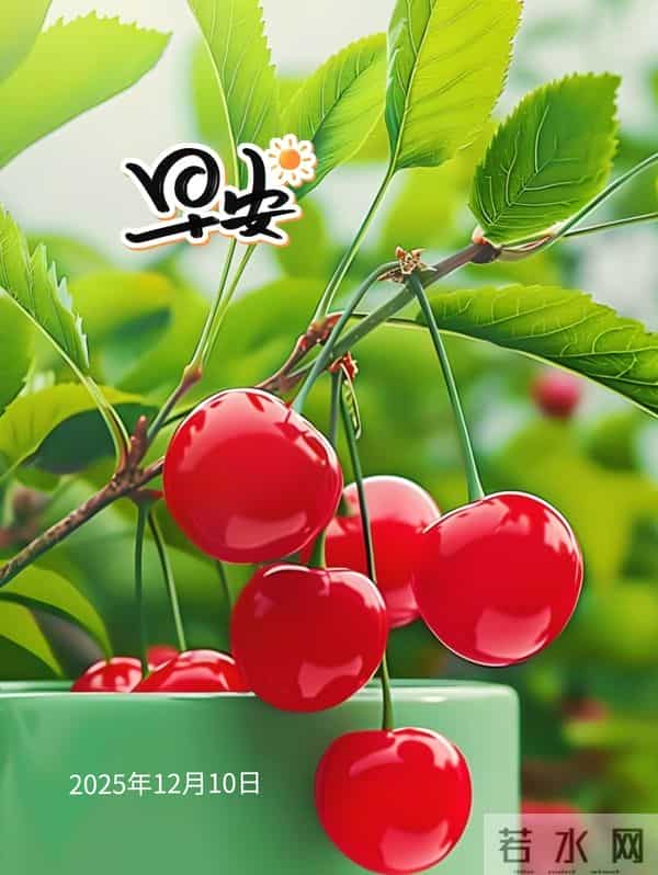 2025年12月10日早上好 早安温馨祝福语 早安周三愉快 早安精美美图