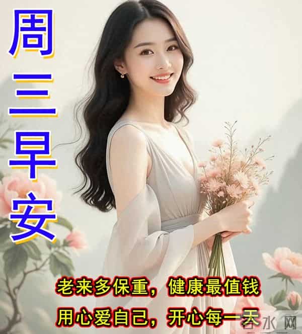 周三早安问候美图-静下心来找愉快，事事处处都精彩