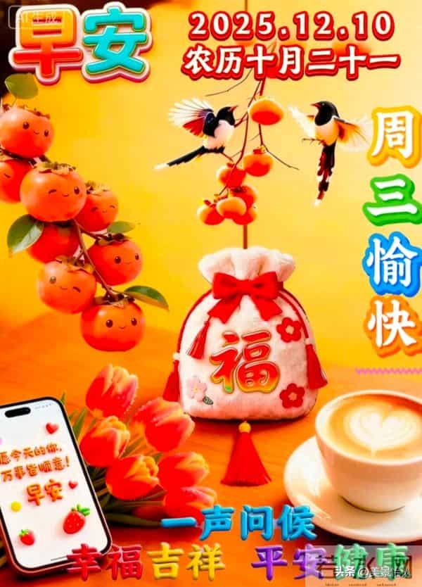 2025.12.10号周三早安祝福美图