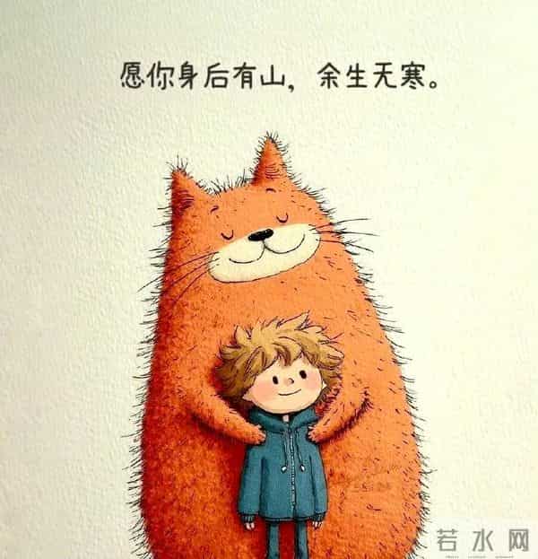 愿你身后有山，余生无寒