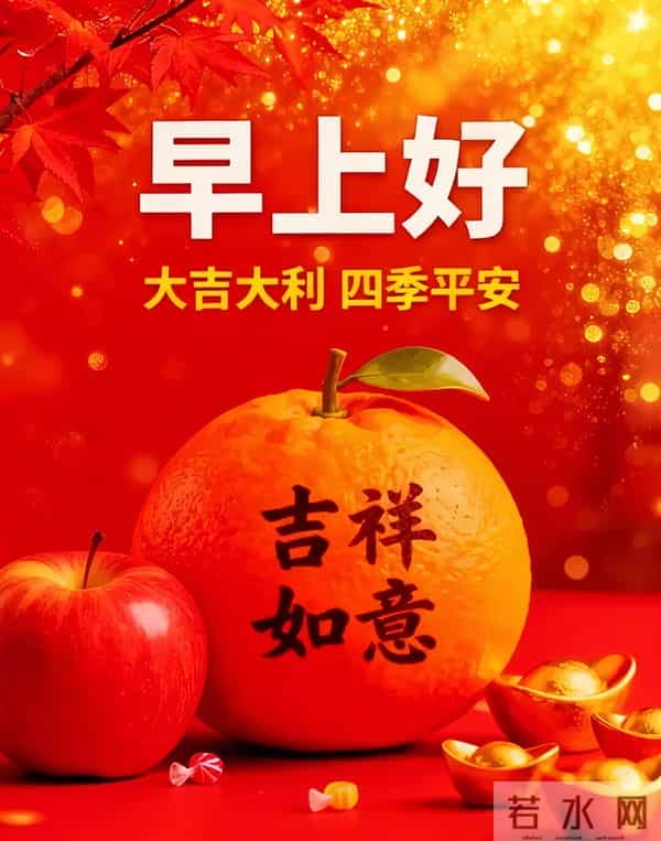 2025年12月10日，星期三，农历十月二十一，早安吉祥祝福语！