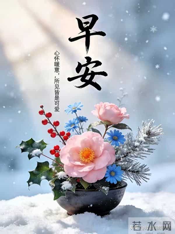 10张早安图片:走错路能调头,可人生的选择没有回头路!周三早安