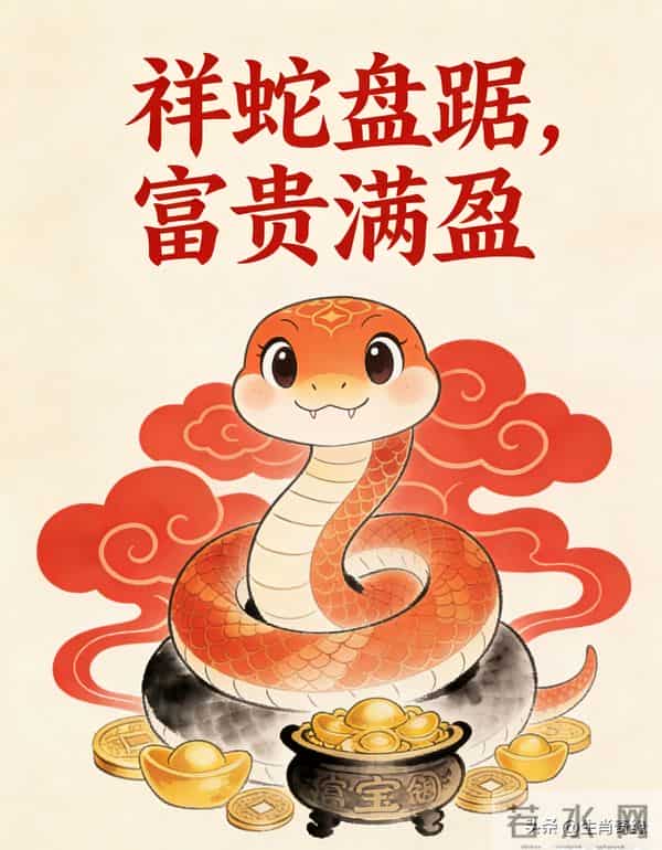 巳蛇:熬过风雨霜雪,明日起,好运自会踏门来