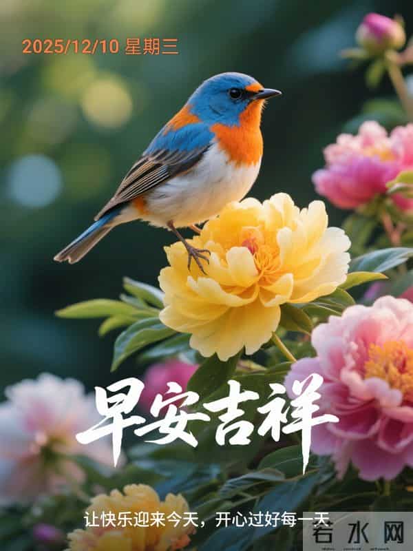 12.10早安!吉日启晨,福运常伴|愿三餐暖腹,四季无忧!