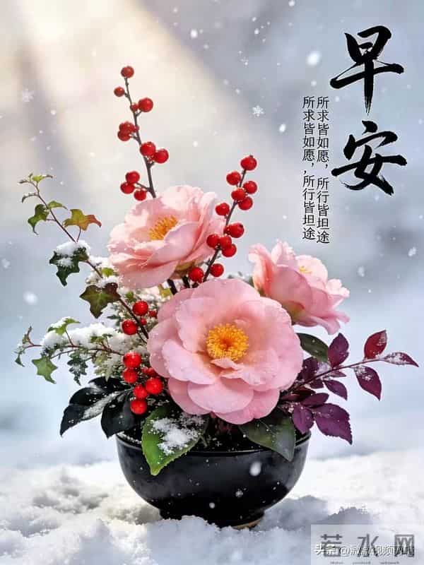 10张早安图片:走错路能调头,可人生的选择没有回头路!周三早安